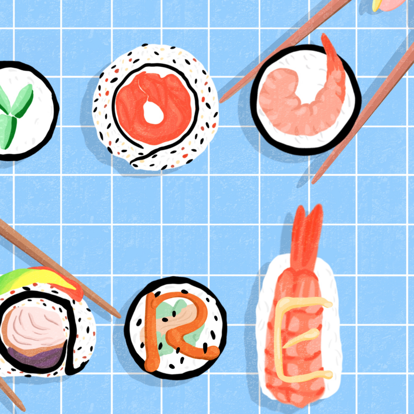 You Are Cute Sushi Print