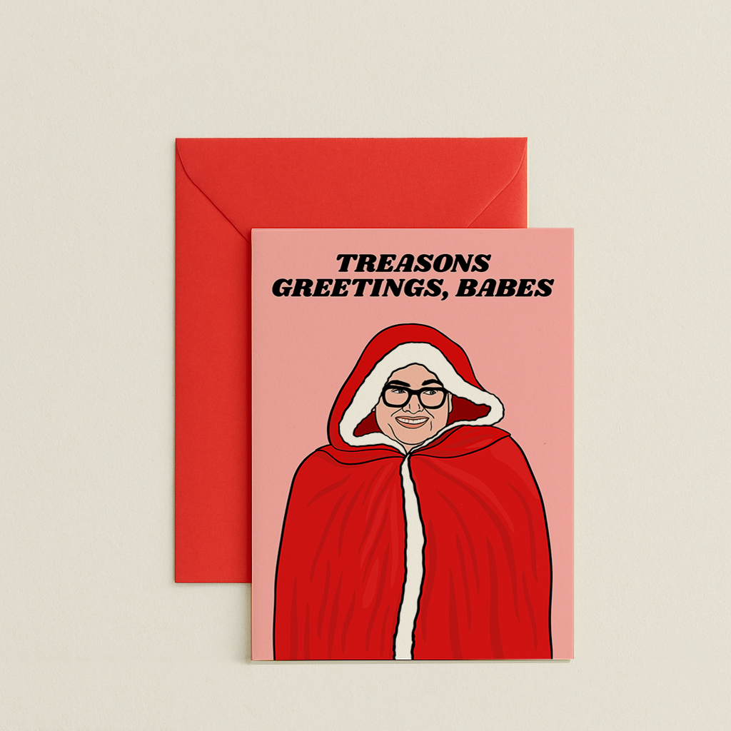 Alan Carr Traitors Christmas Card