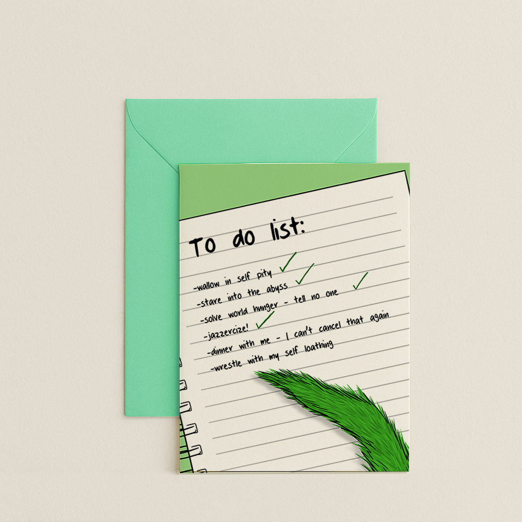 Grinch Christmas Card