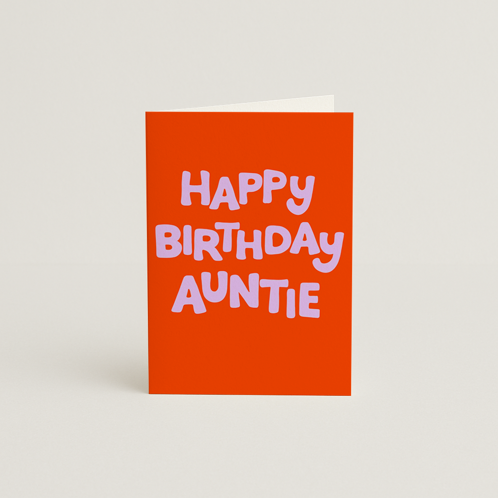 Happy Birthday Auntie Card