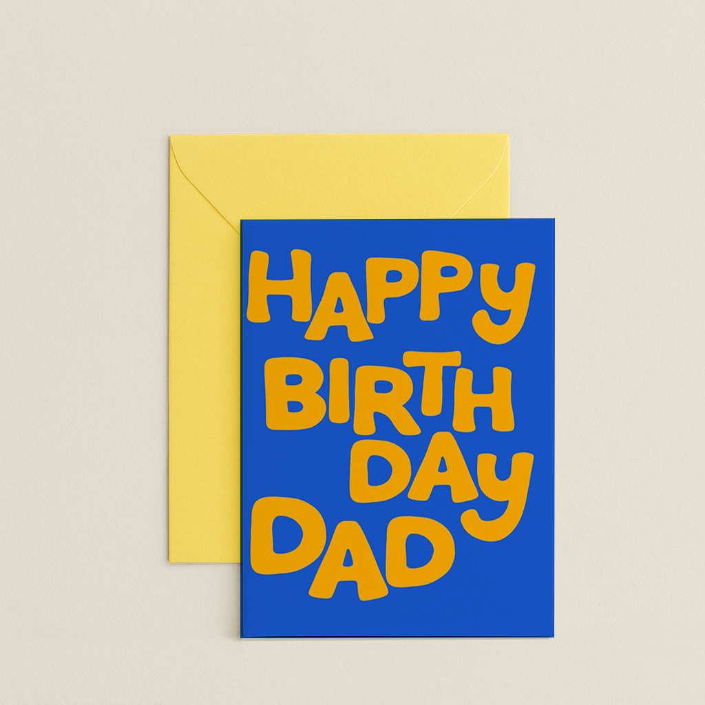 Happy Birthday Dad Card