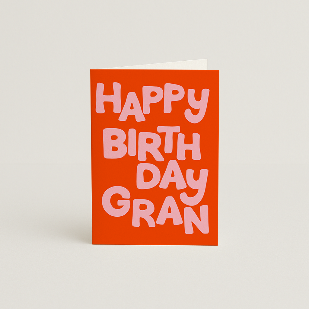 Happy Birthday Gran Card