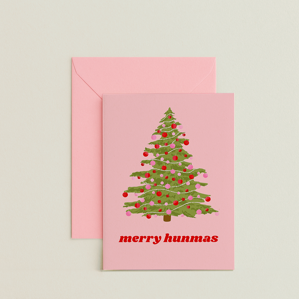 Merry Hunmas Christmas Card