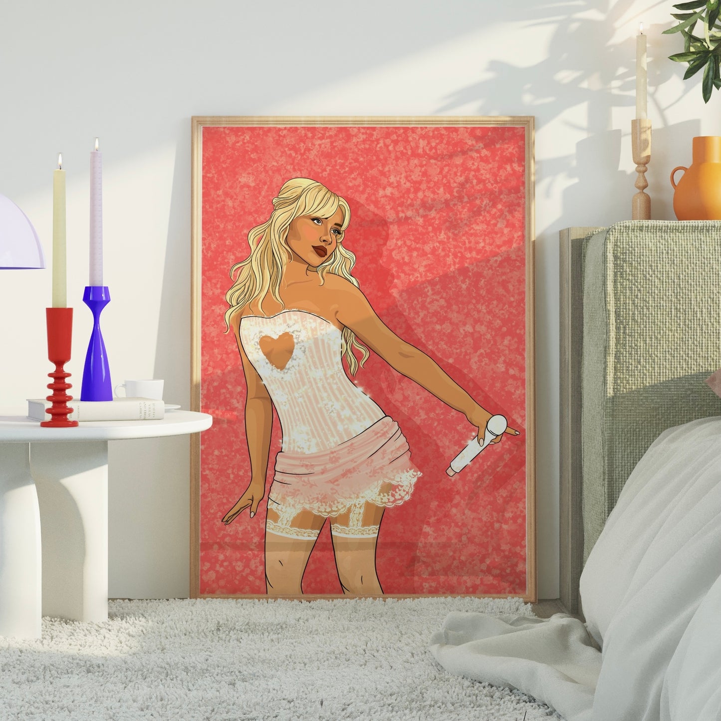 Sabrina Carpenter Illustrated Art Print