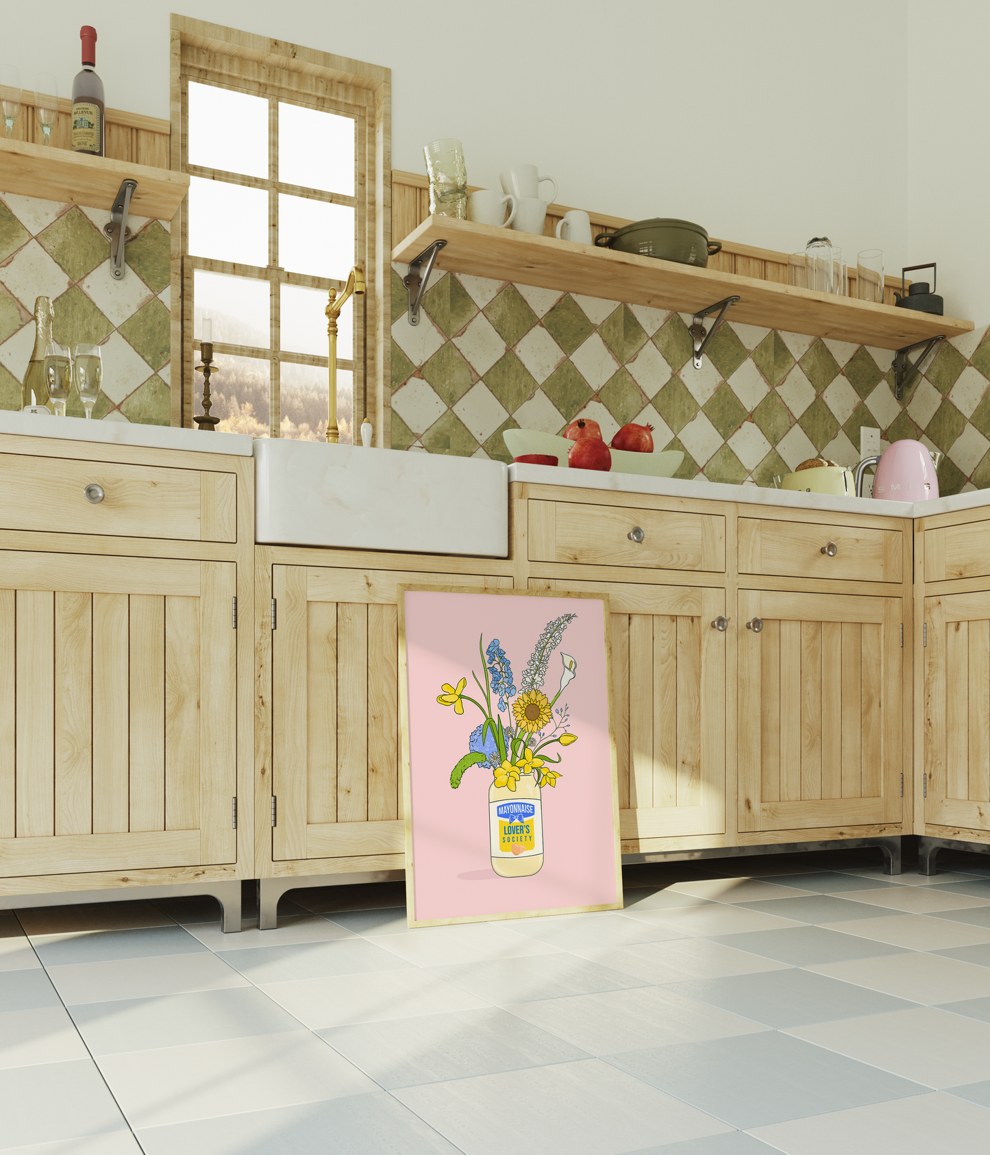 Mayonnaise Lover Illustrated Print
