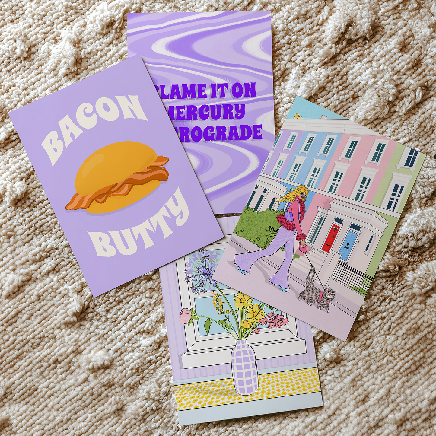 Purple Print Lucky Dip