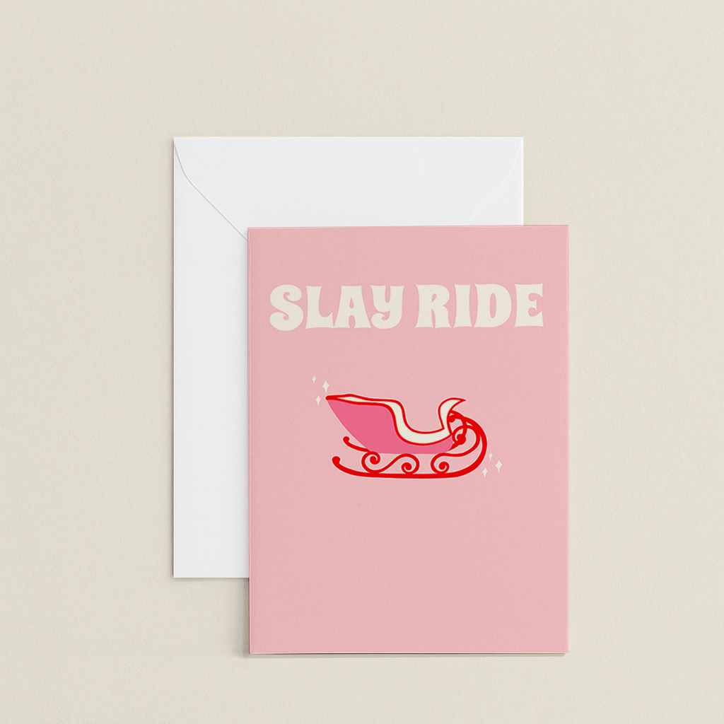 Slay Ride Christmas Card