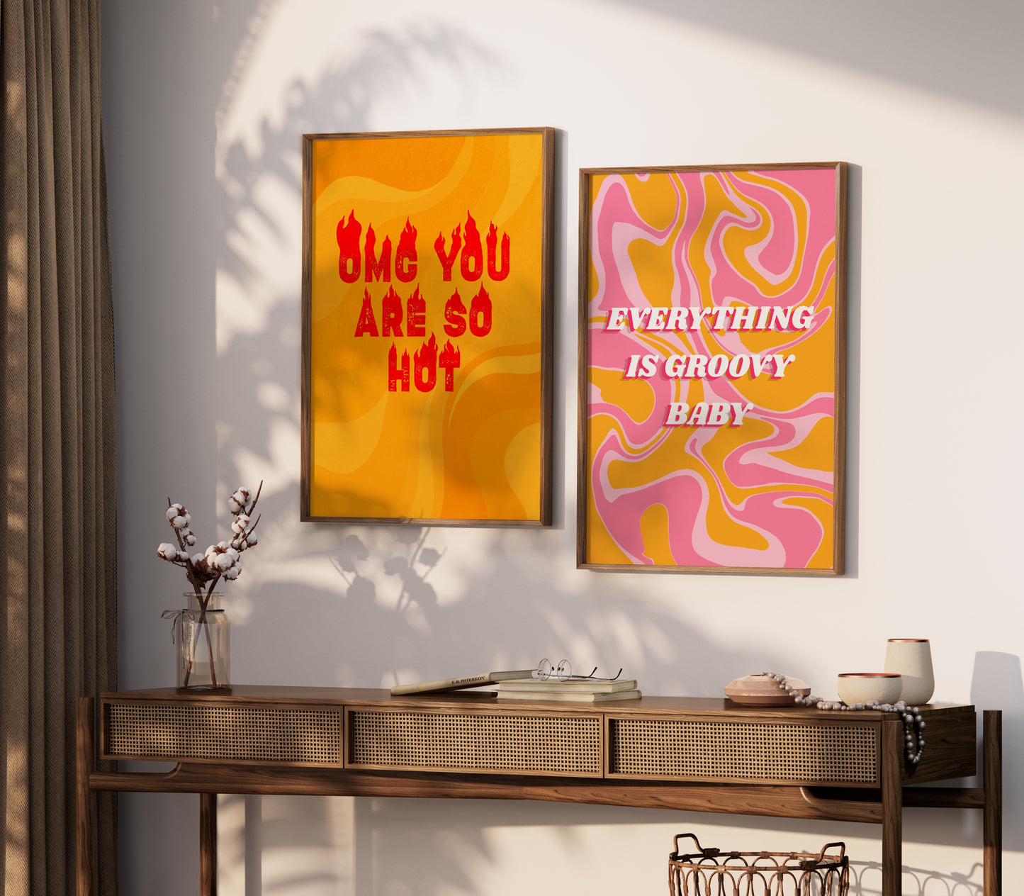 Everything Is Groovy Baby print