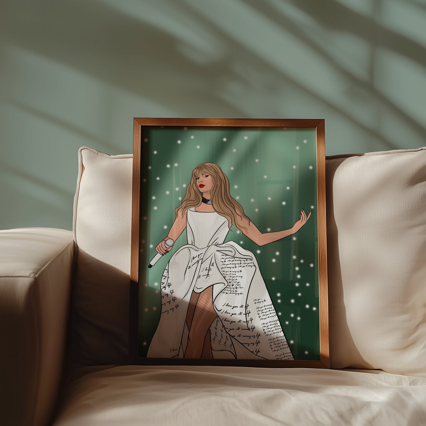 Taylor Swift TTPD Eras Tour Illustrated Print
