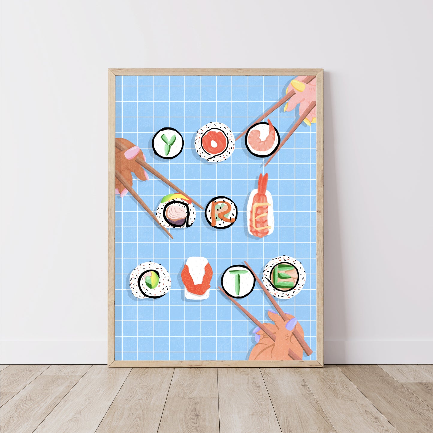 You Are Cute Sushi Print