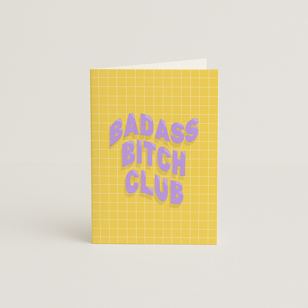 Badass Bitch Club Card