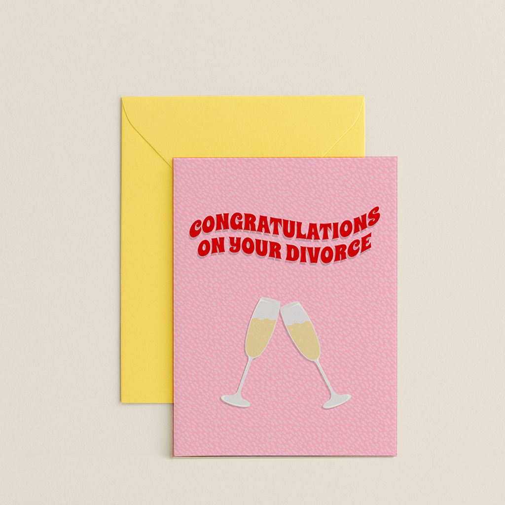 Congratulations On Your Divorce Card