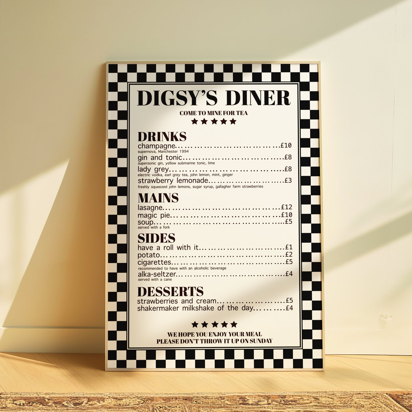 Digsy's Diner Oasis Print