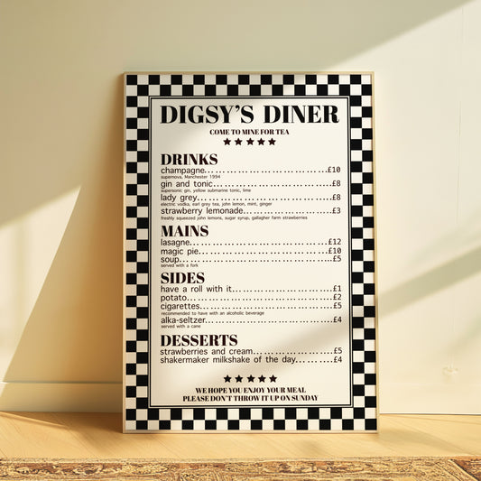 Digsy's Diner Oasis Print