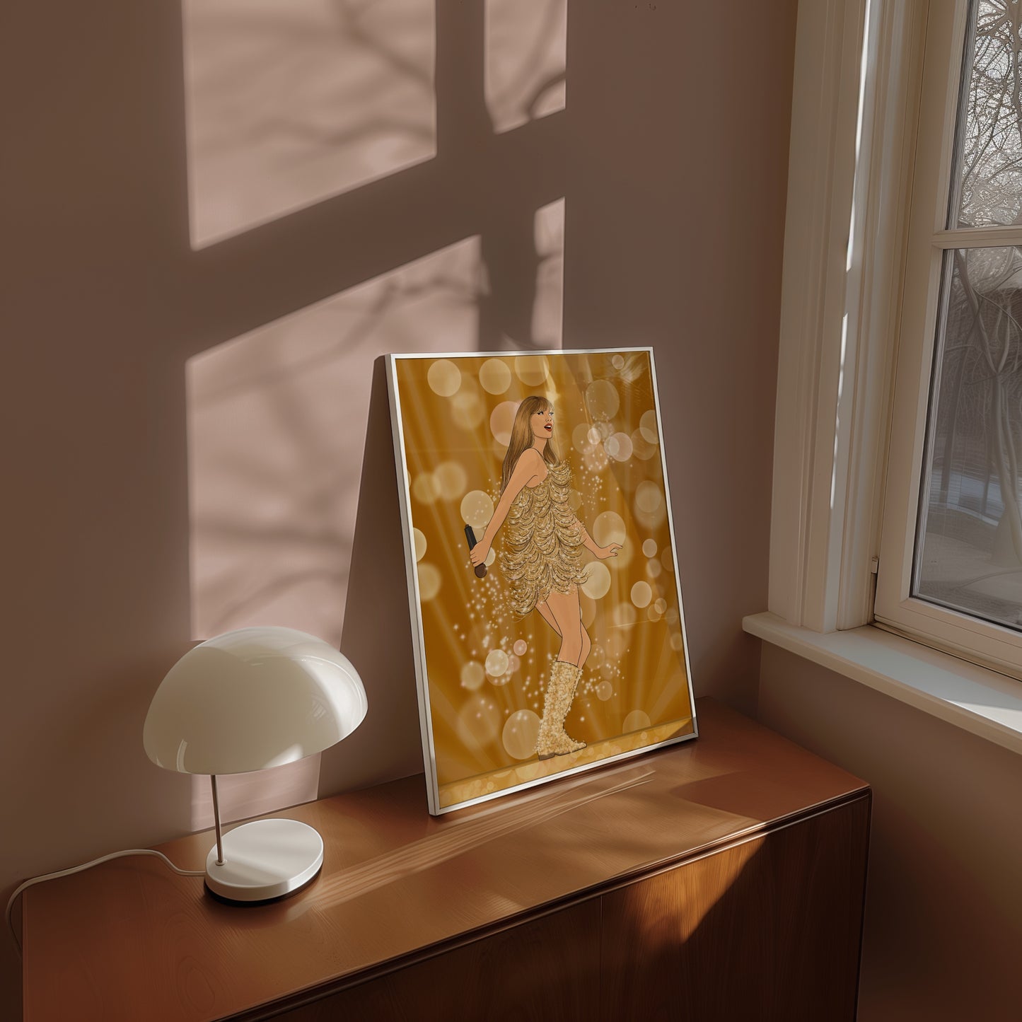 Taylor Swift Fearless Eras Tour Illustrated Print