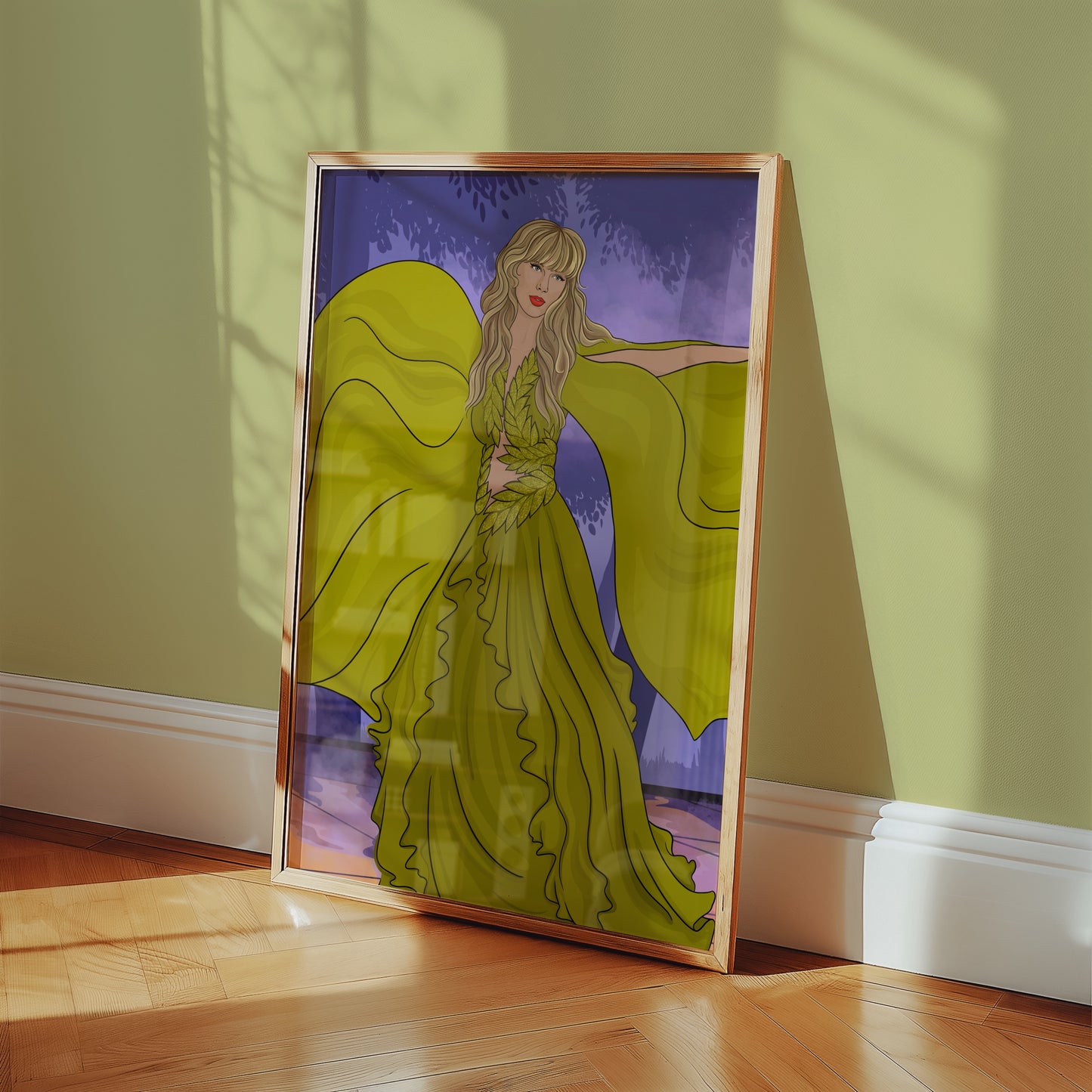 Taylor Swift Folklore Eras Tour Illustrated Print