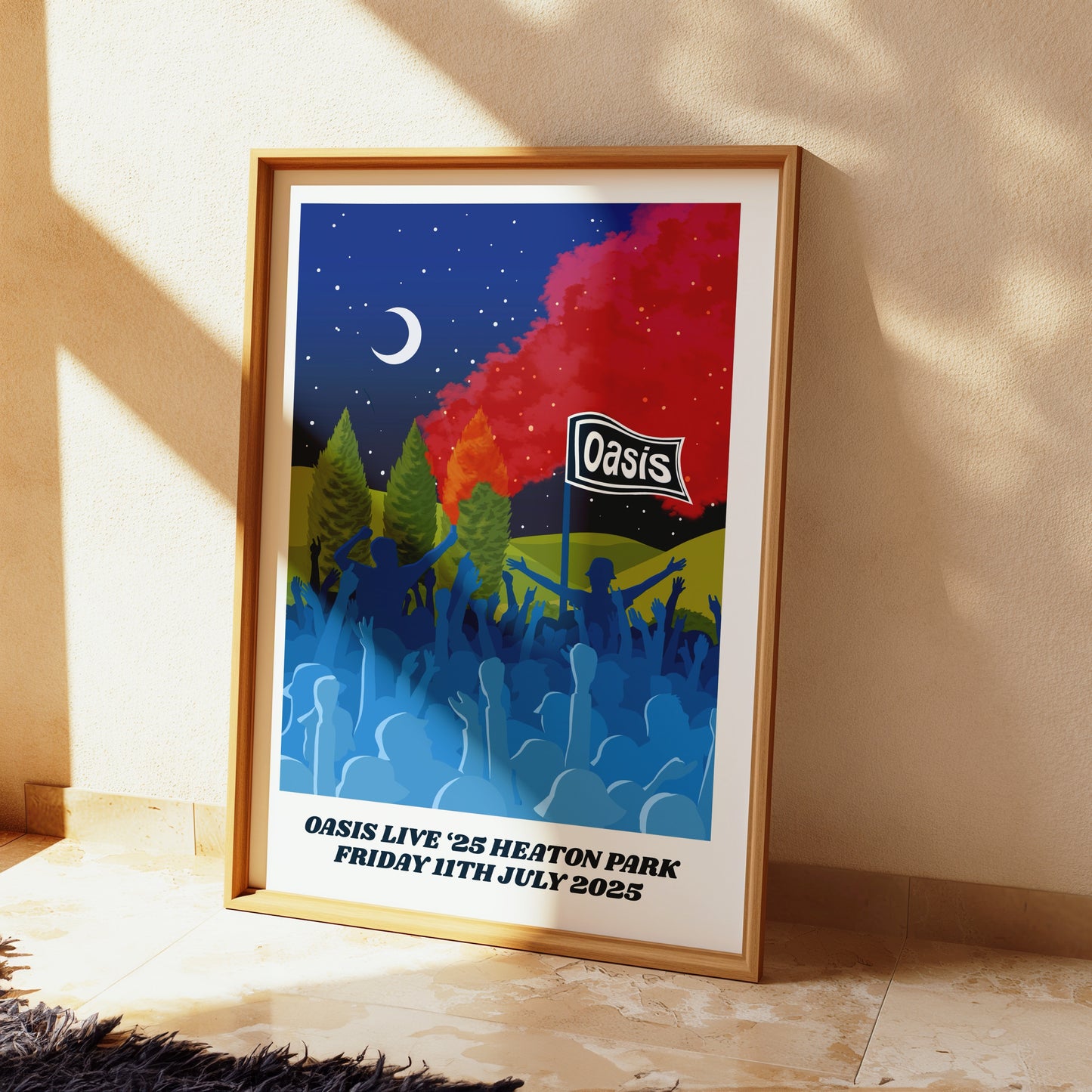 Customisable Heaton Park Oasis Print
