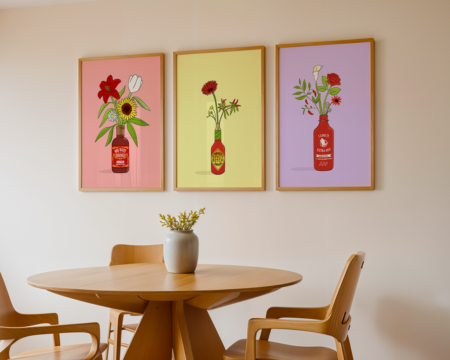 BBQ Sauce Illustrated Print