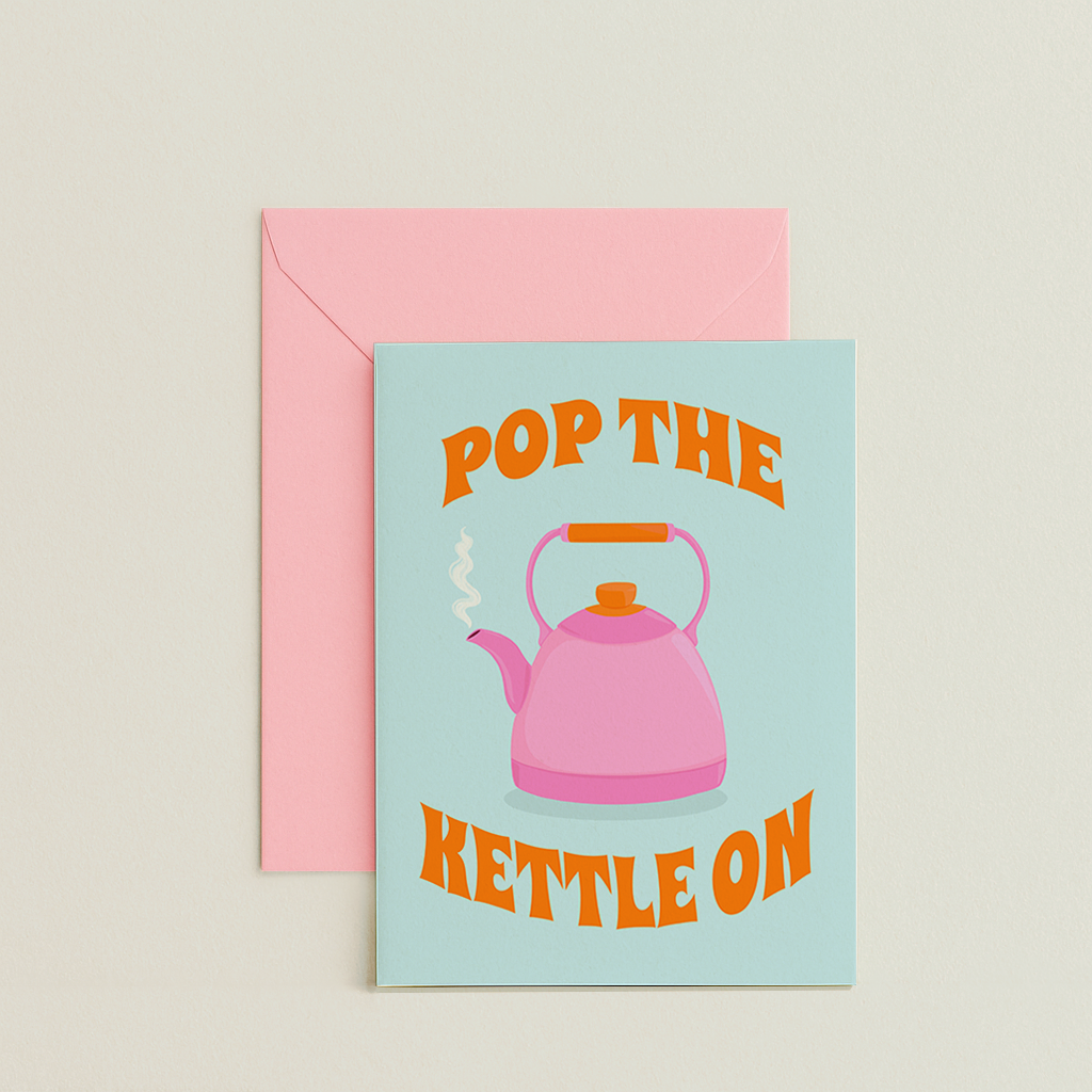 Pop Kettle On Card