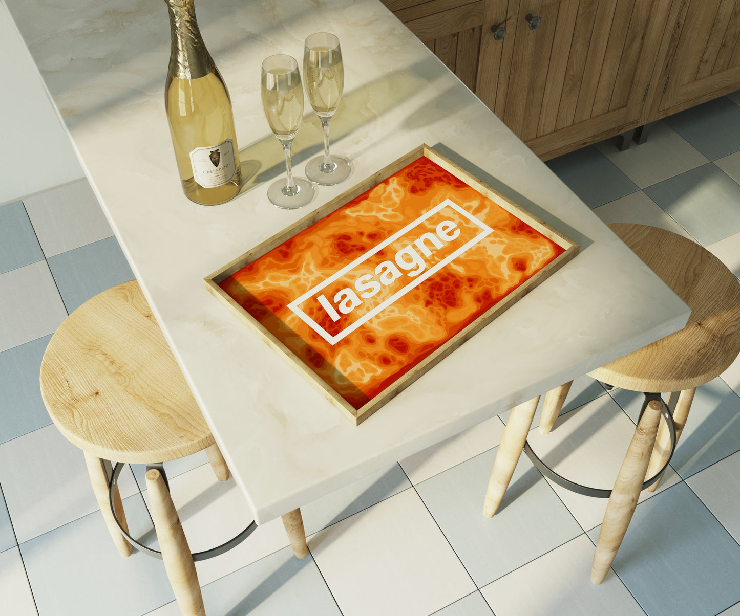 Lasagne Oasis Print