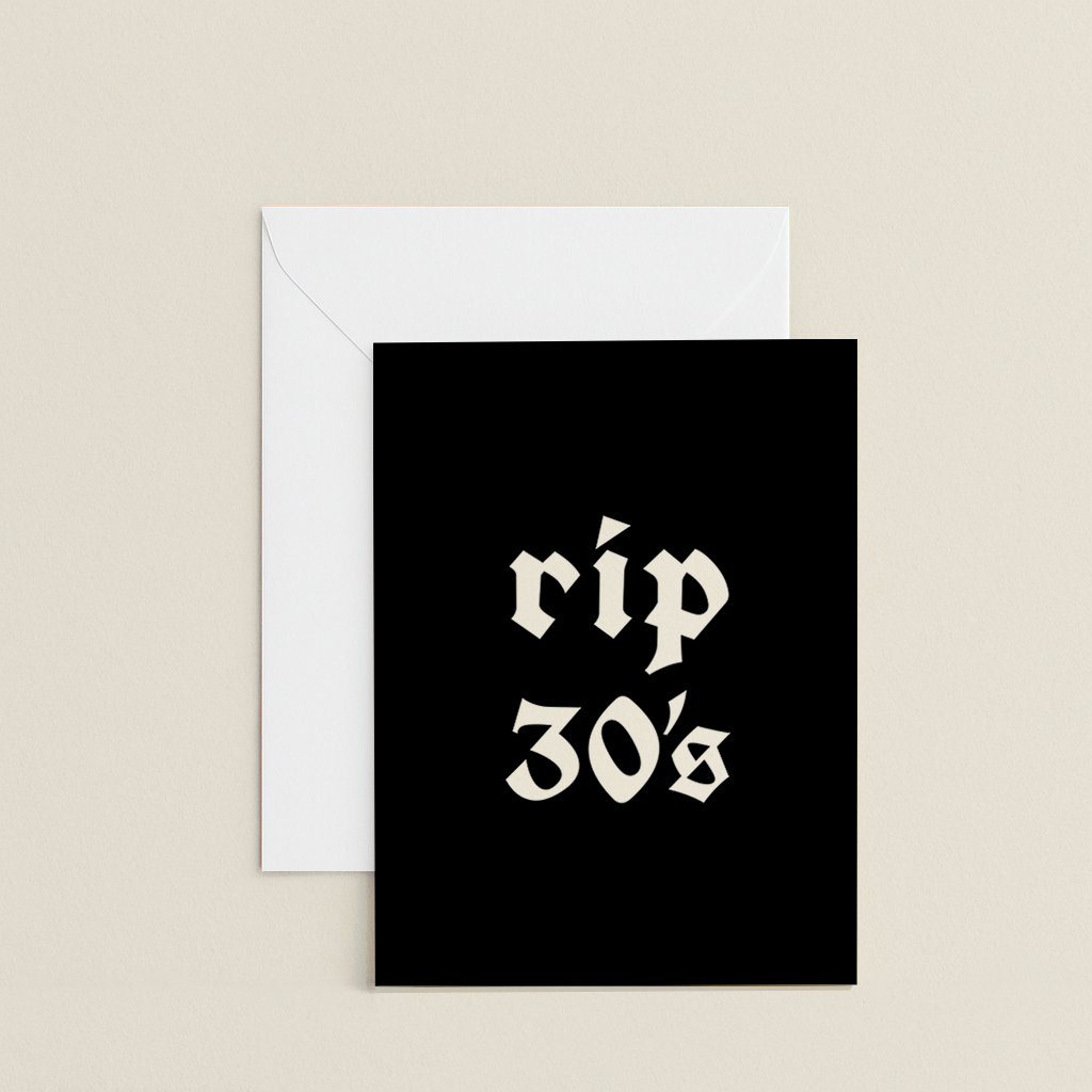 Rip 30's Card