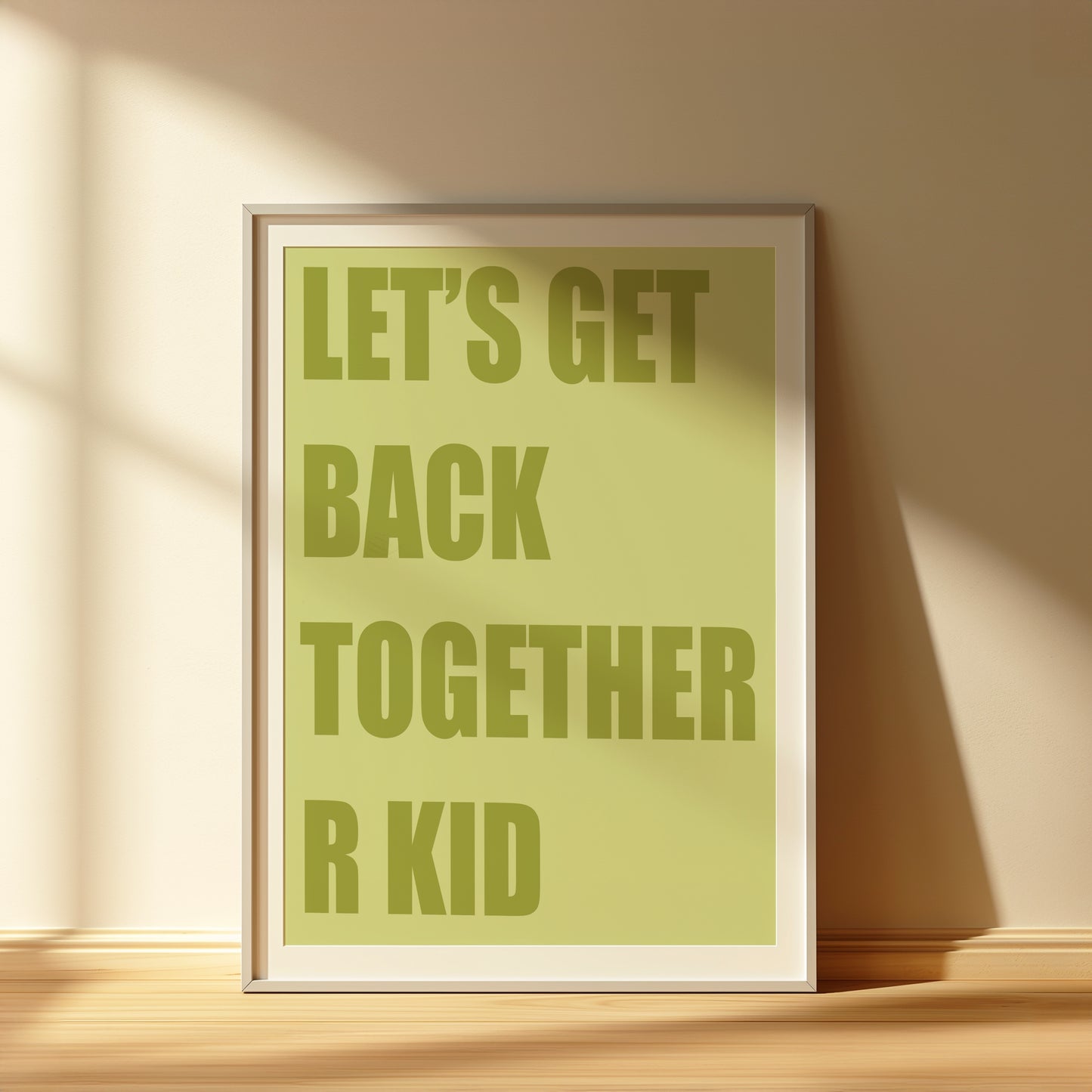 Green R Kid Oasis Print