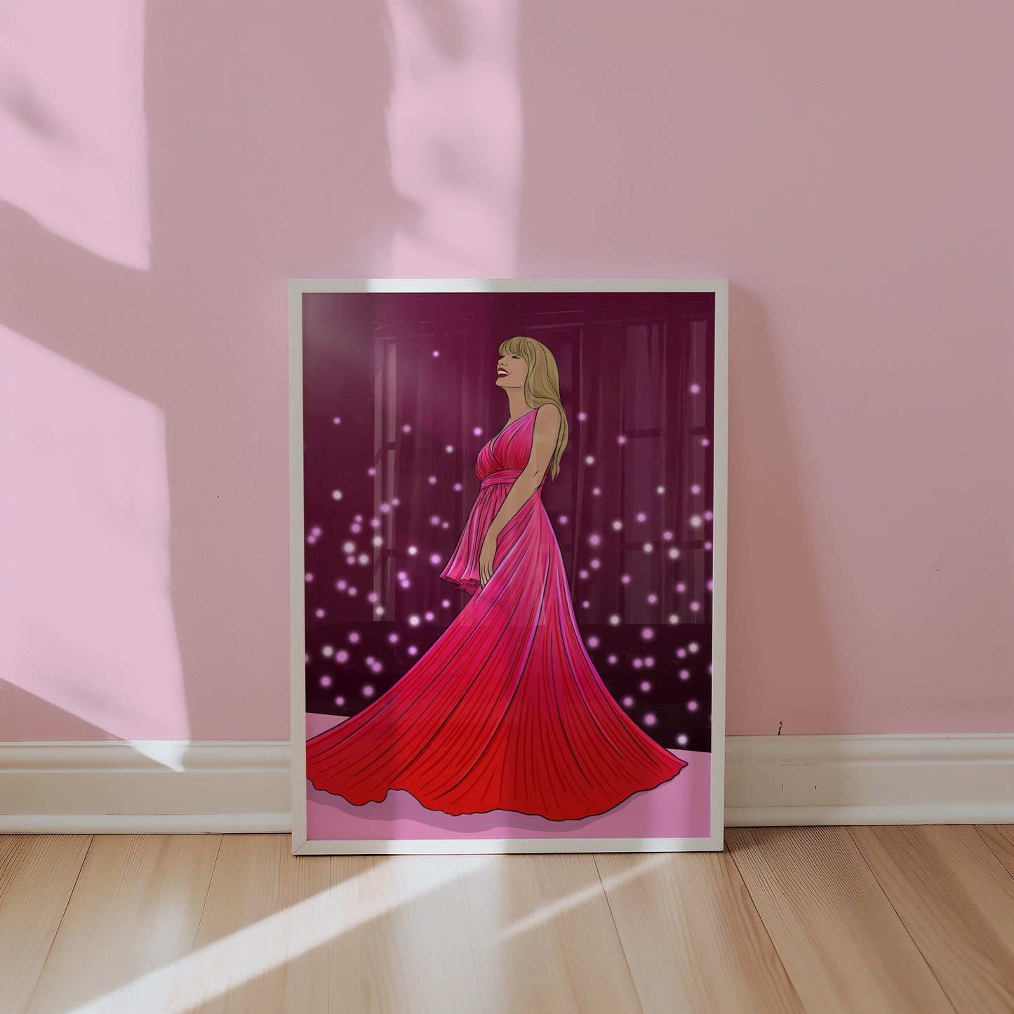 Taylor Swift Surprise Song Eras Tour Illustrated Print