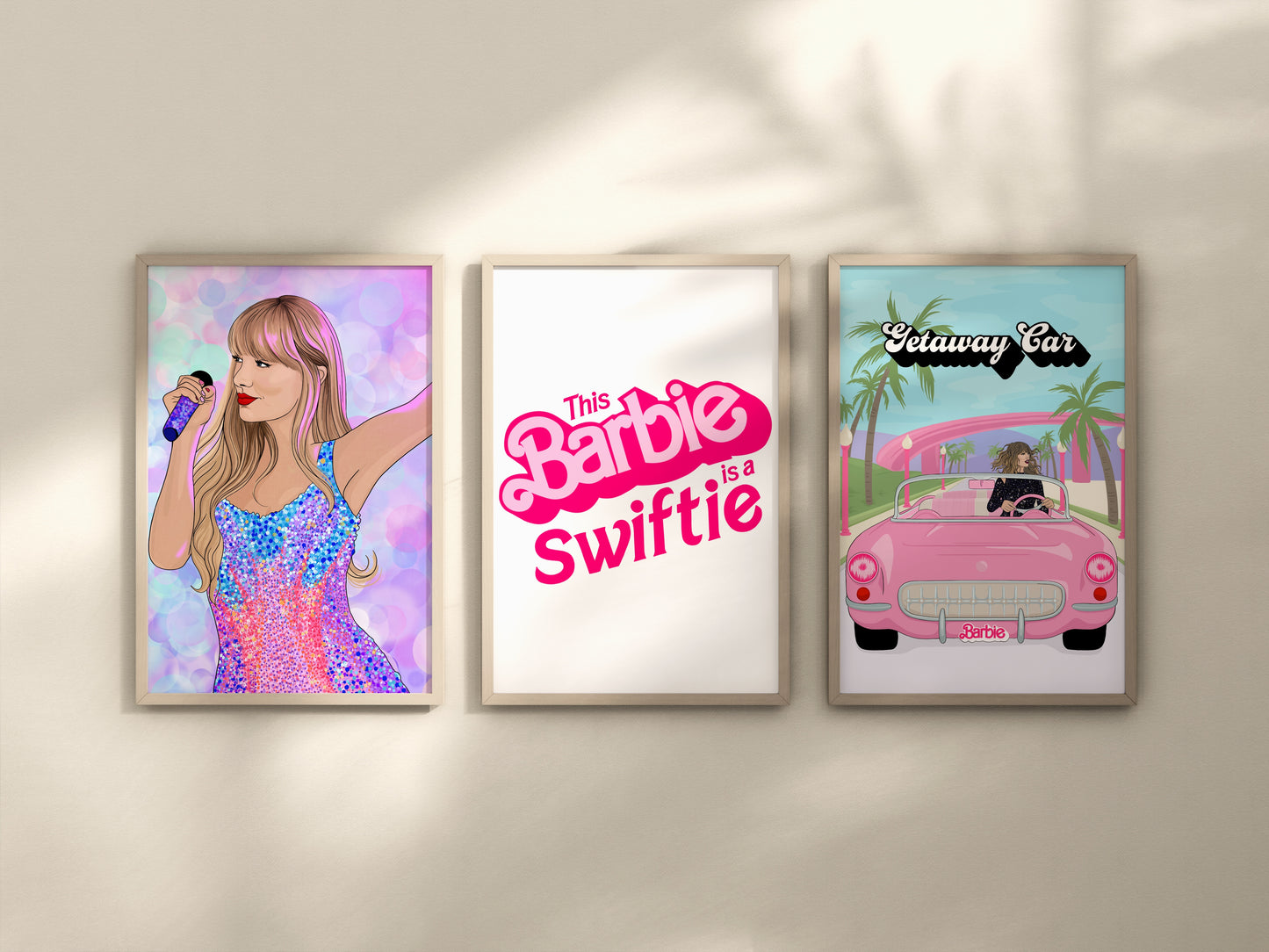 Getaway Car Taylor Swift Barbie Land Print