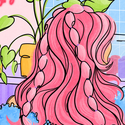 Bubble Tea Dreams Illustrated Print