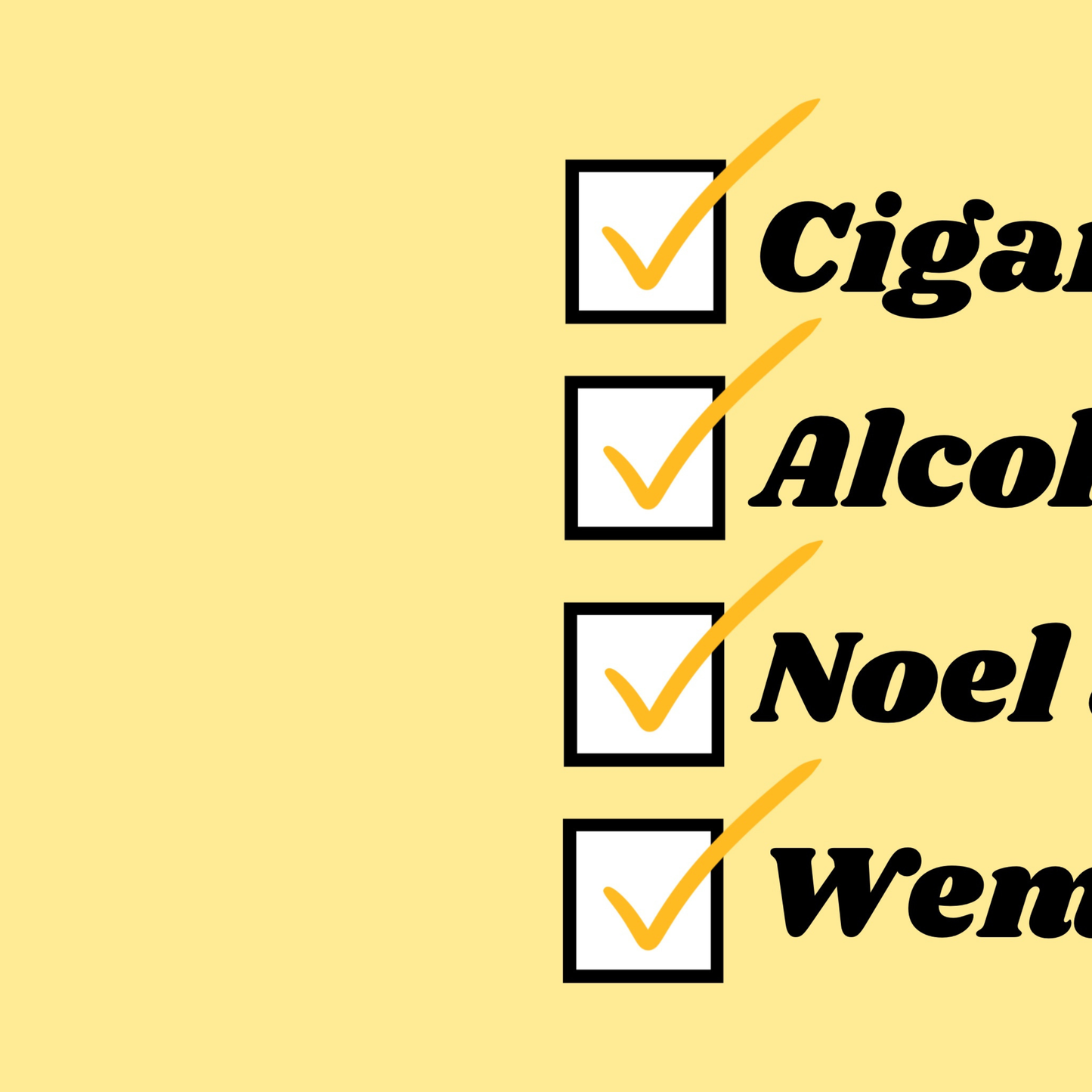 Yellow Customisable Cigarettes and Alcohol Worldwide Location Oasis Print