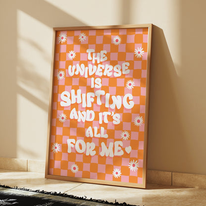The Universe Is Shifting Illustrated Art Print
