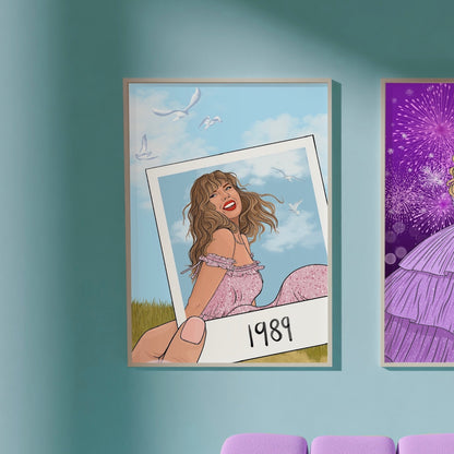 Taylor Swift 1989 Illustrated Print