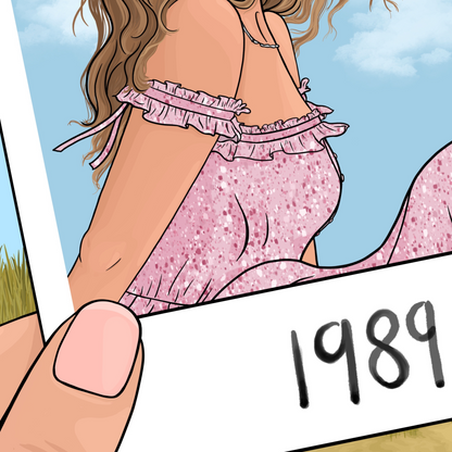 Taylor Swift 1989 Illustrated Print