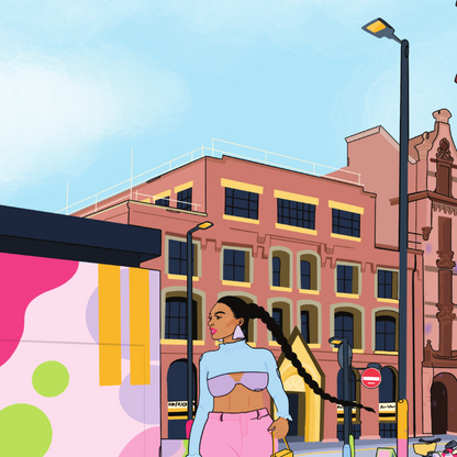 Stevenson Square Manchester Print