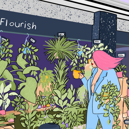 Flourish Print