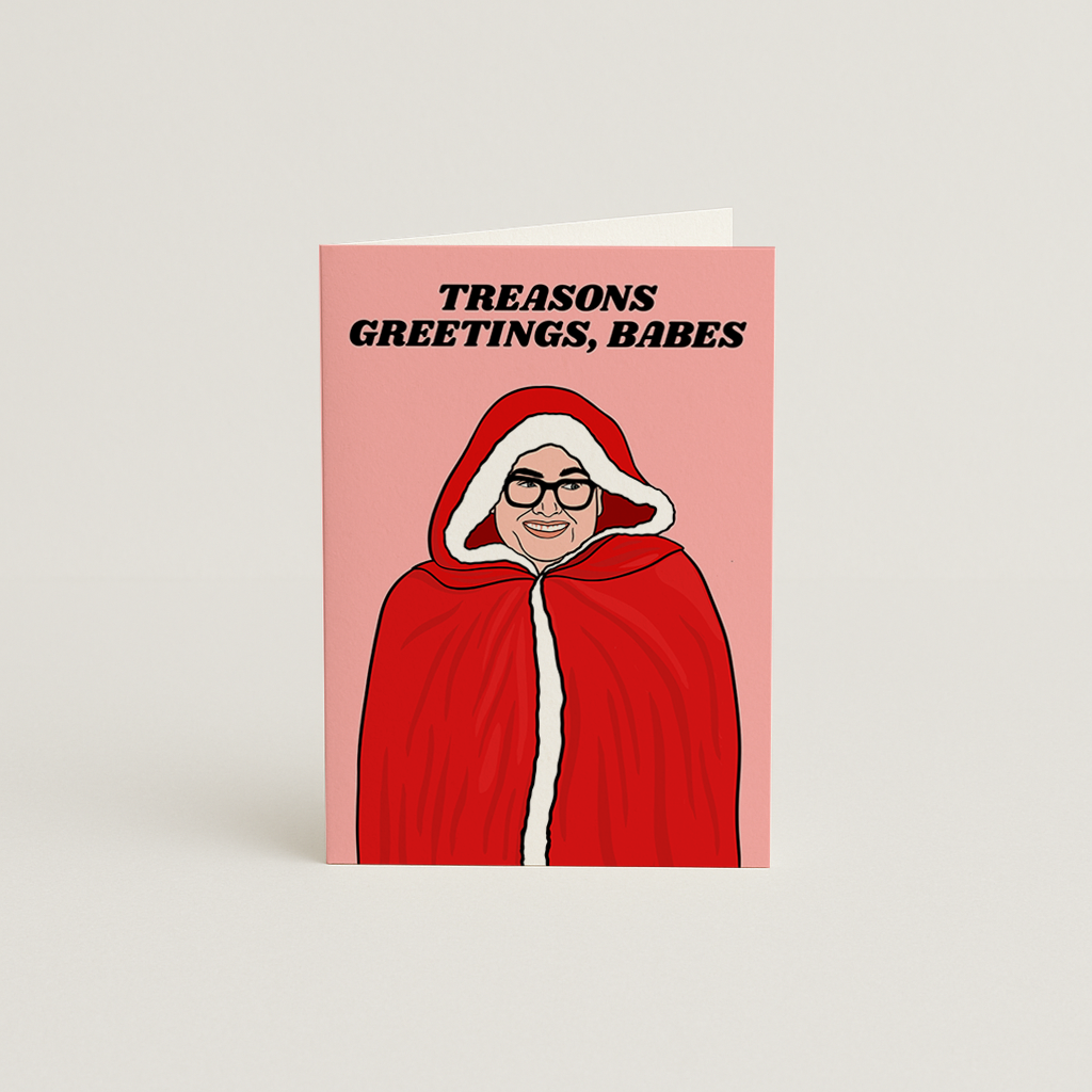 Alan Carr Traitors Christmas Card