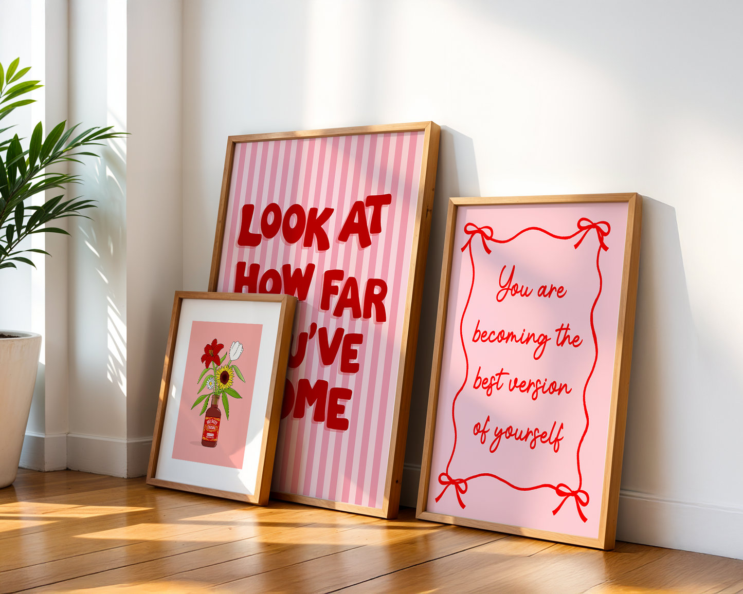 Best Version of Yourself Typography Art Print