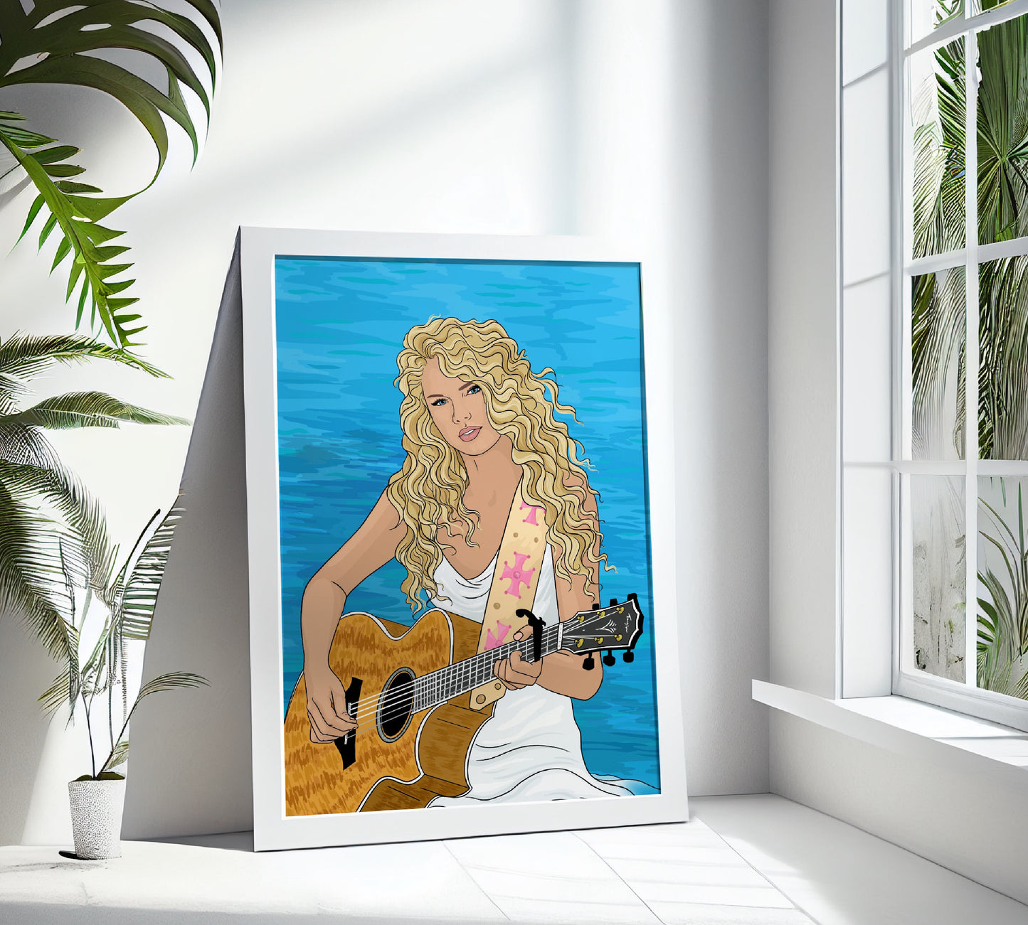 Taylor Swift Debut Illustrated Print