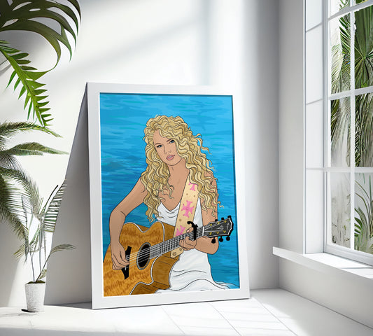 Taylor Swift Debut Illustrated Print