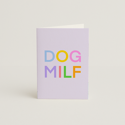 DOG MILF Card