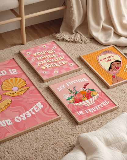 The Universe Is Shifting Illustrated Art Print