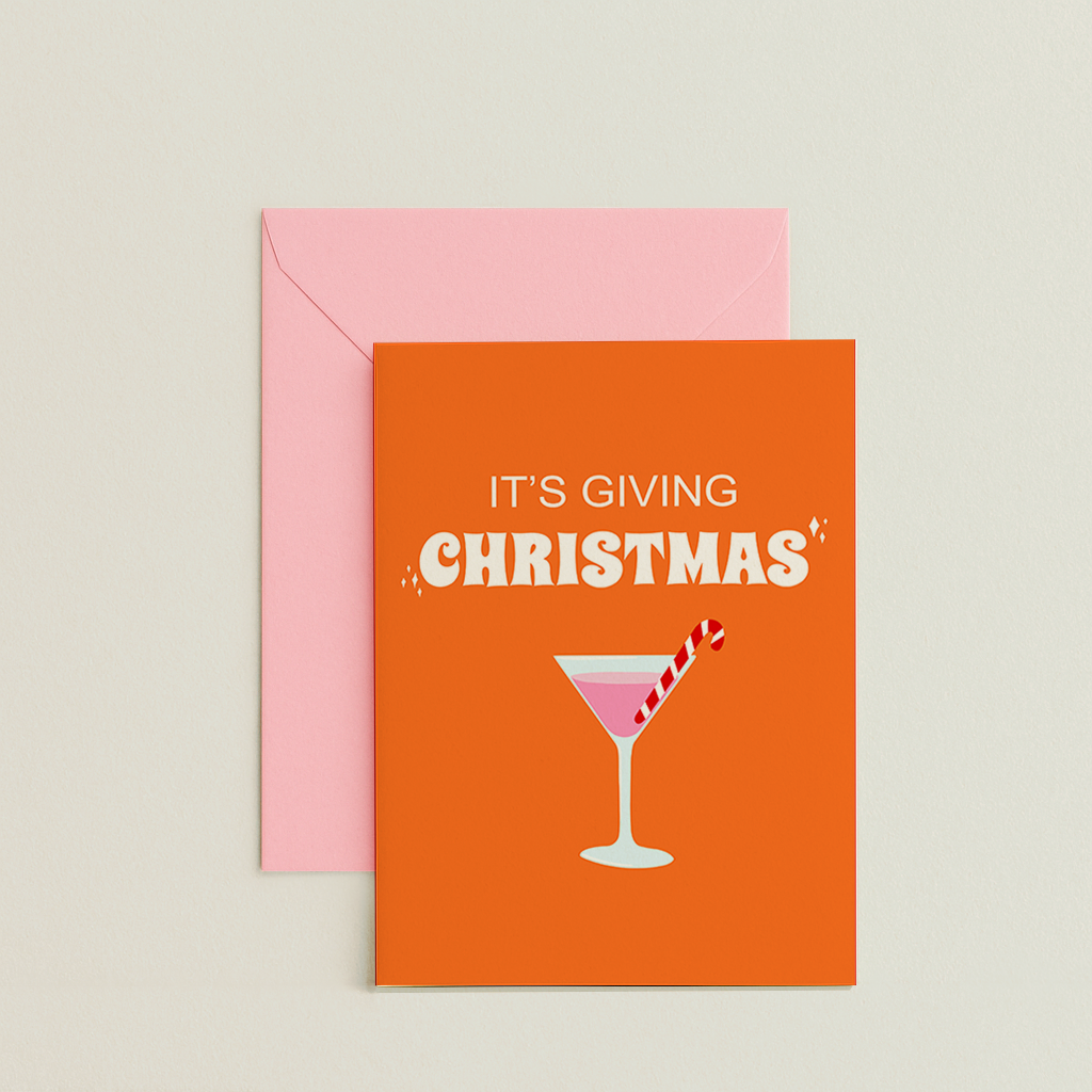 It's Giving Christmas Card