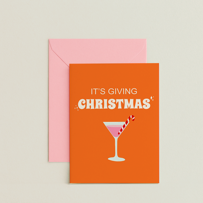 It's Giving Christmas Card