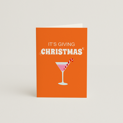 It's Giving Christmas Card