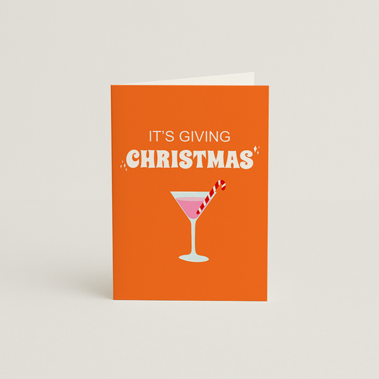 It's Giving Christmas Card