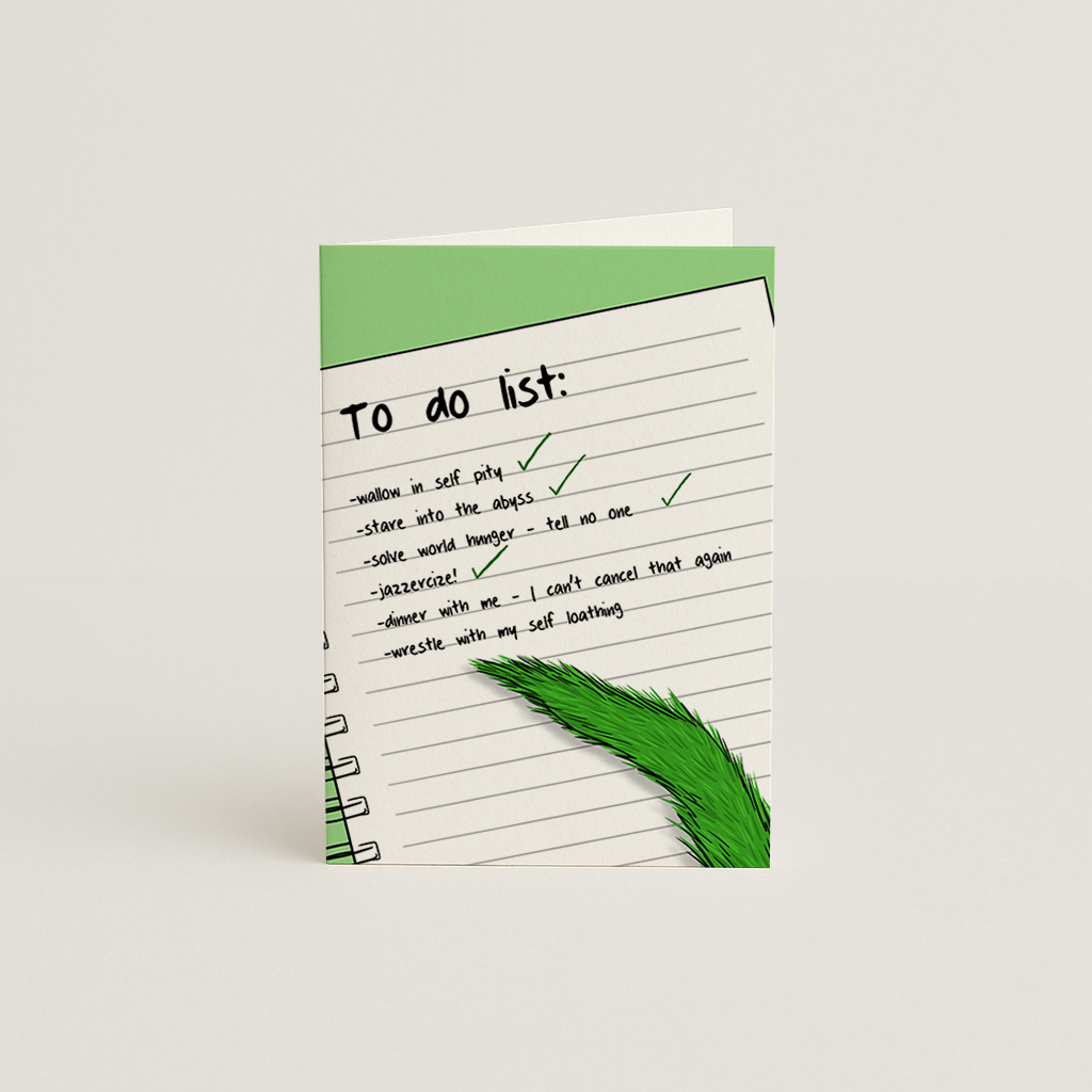 Grinch Christmas Card