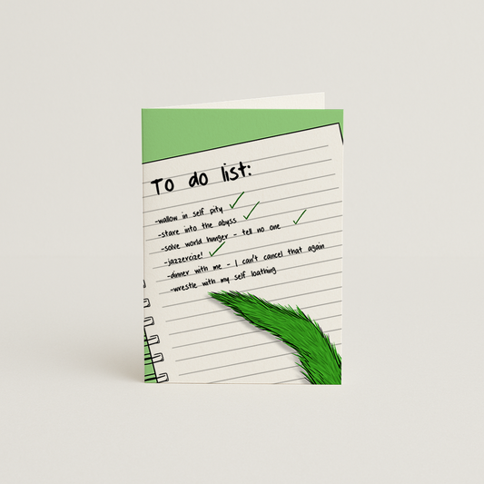 Grinch Christmas Card