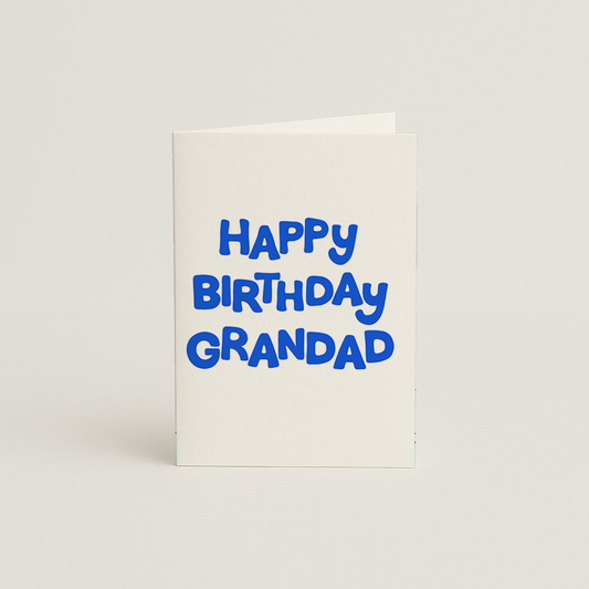 Happy Birthday Grandad Card