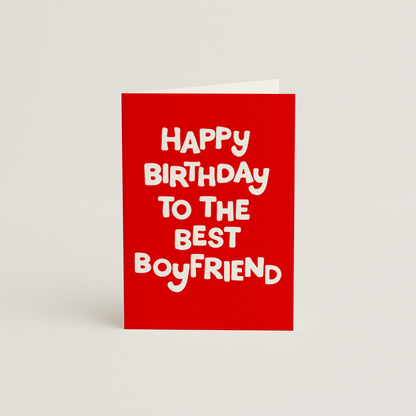 Happy Birthday Best Boyfriend Card