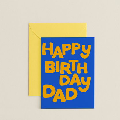 Happy Birthday Dad Card